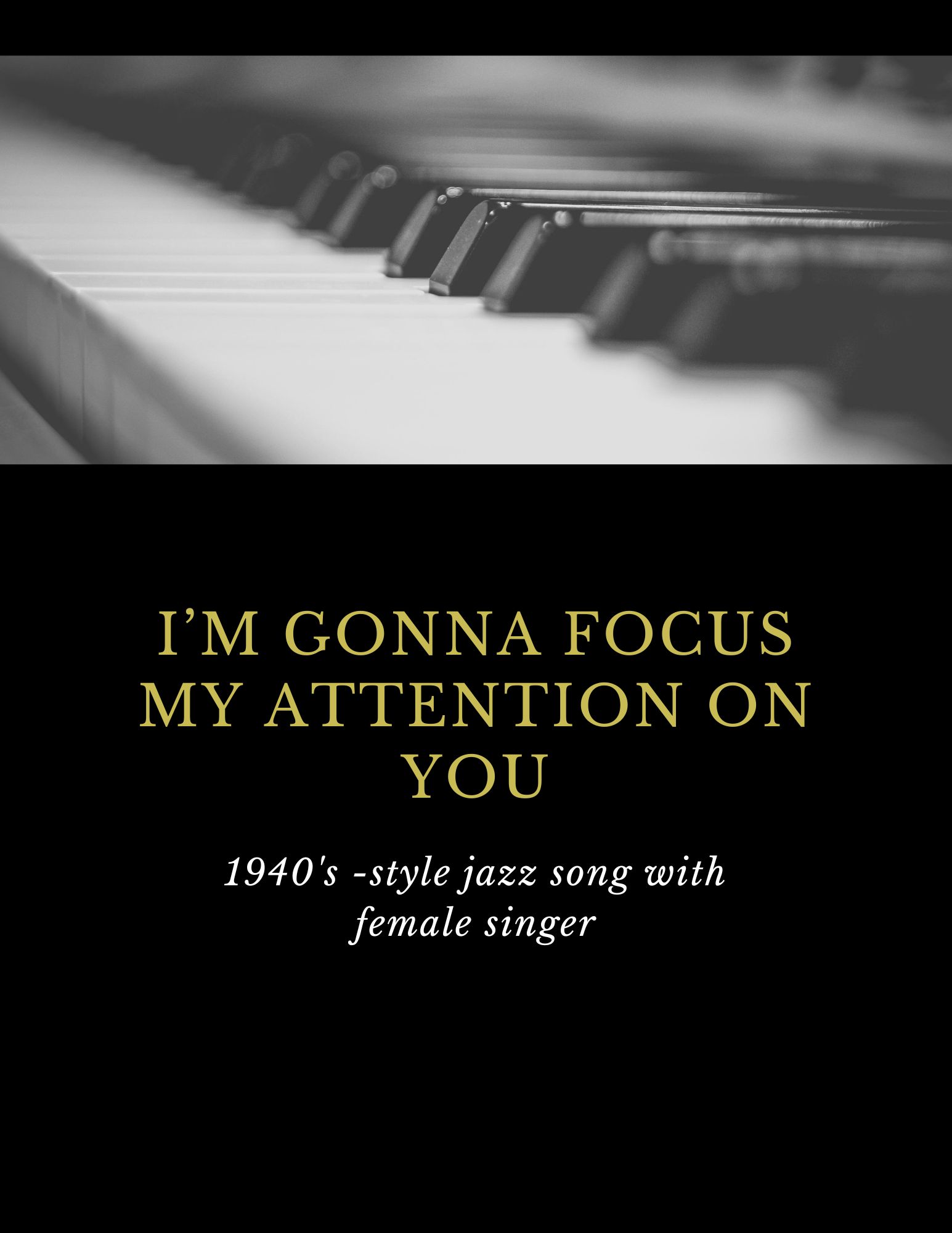 Cover art for I'm Gonna Focus My Attention on You